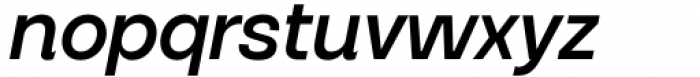 Priego Semi Bold Italic Font LOWERCASE