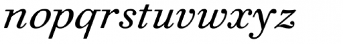Prillwitz Book Pro Italic Font LOWERCASE