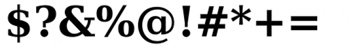Prima Serif Bold Font OTHER CHARS