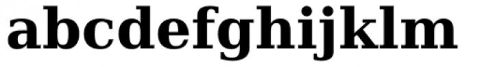 Prima Serif Bold Font LOWERCASE