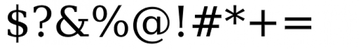 Prima Serif Font OTHER CHARS