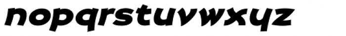 Primate Black Italic Font LOWERCASE