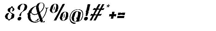 Primavello Italic Font OTHER CHARS