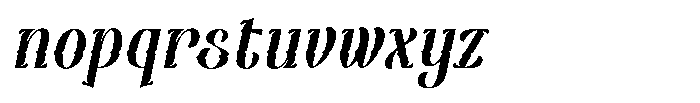 Primavello Italic Font LOWERCASE