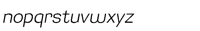 Primaxis Light Italic Font LOWERCASE