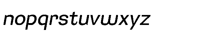 Primaxis Medium Italic Font LOWERCASE