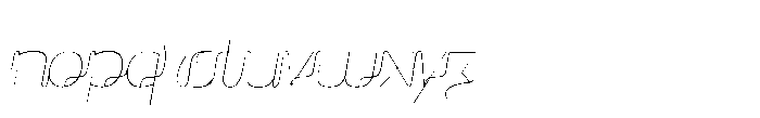 Primaxis Script Primaxis Thin Script Font LOWERCASE
