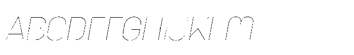 Primaxis Thin Italic Font UPPERCASE