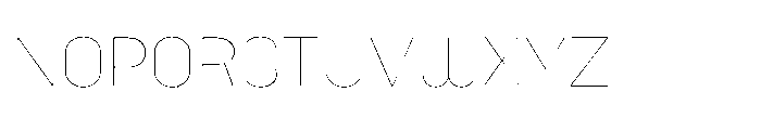 Primaxis Thin Font UPPERCASE