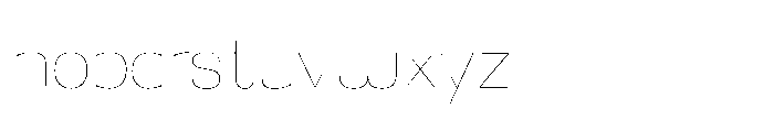 Primaxis Thin Font LOWERCASE