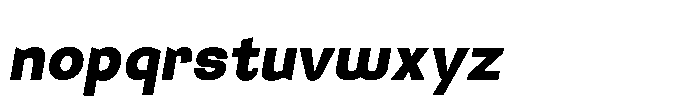 Primaxis Ultra Bold Italic Font LOWERCASE