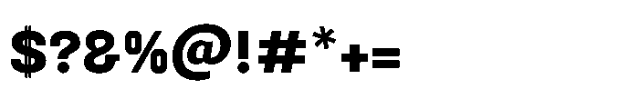 Primaxis Ultra Bold Font OTHER CHARS