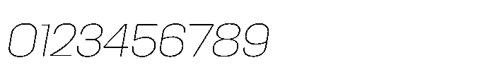 Primaxis Ultra Light Italic Font OTHER CHARS