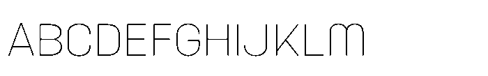 Primaxis Ultra Light Font UPPERCASE