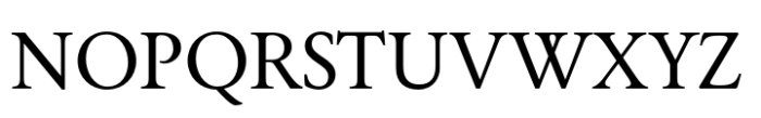 Primo Serif Std Regular Font UPPERCASE