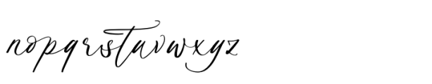 Princely Agatha Regular Font LOWERCASE