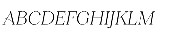 Princesa Alt ExtraLight Italic Font UPPERCASE