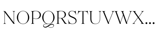 Princesa Alt ExtraLight Font UPPERCASE