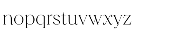 Princesa Alt ExtraLight Font LOWERCASE