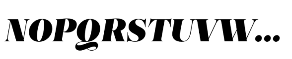 Princesa Alt Heavy Italic Font UPPERCASE
