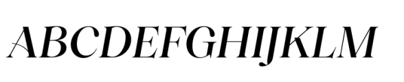 Princesa Alt Medium Italic Font UPPERCASE