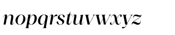 Princesa Alt Medium Italic Font LOWERCASE