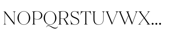 Princesa ExtraLight Font UPPERCASE