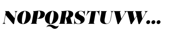 Princesa Heavy Italic Font UPPERCASE
