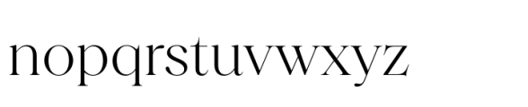 Princesa Light Font LOWERCASE