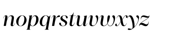 Princesa Medium Italic Font LOWERCASE
