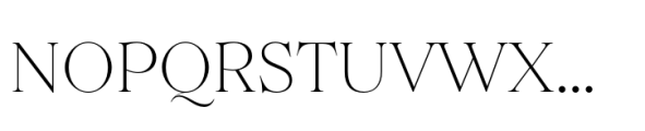 Princesa Thin Font UPPERCASE