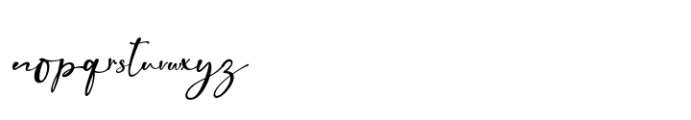 Princess Kimberli Italic Font LOWERCASE