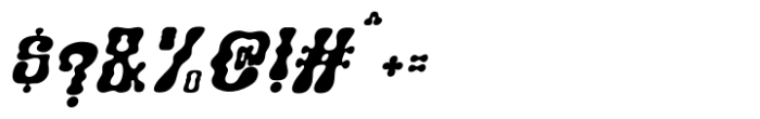 Pringle Black Italic Font OTHER CHARS
