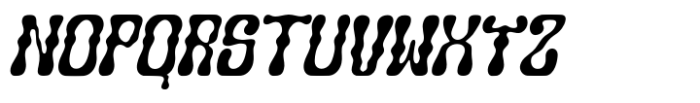 Pringle Semi Bold Italic Font UPPERCASE