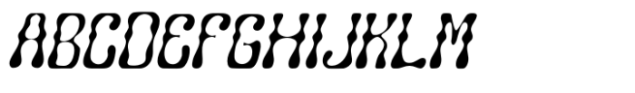 Pringle Thin Italic Font UPPERCASE