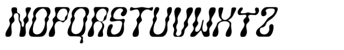 Pringle Thin Italic Font UPPERCASE