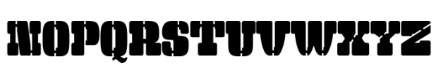 Prinkle Stencil Tab Font LOWERCASE