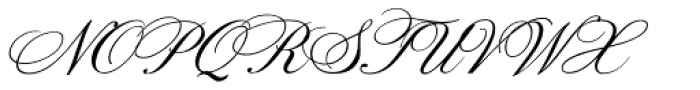 Prints Charming Oblique Font UPPERCASE