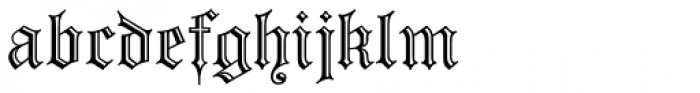 Prinzess Gravur Font LOWERCASE