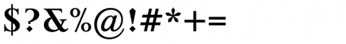 Priori Serif Bold Font OTHER CHARS
