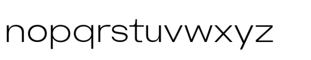 Prisma Grotesk Thin Font LOWERCASE
