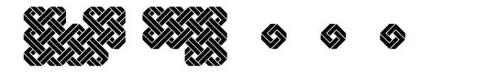 Prismatic Spirals Flled Regular Font OTHER CHARS