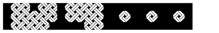 Prismatic Spirals Pro Filled Bold Font OTHER CHARS