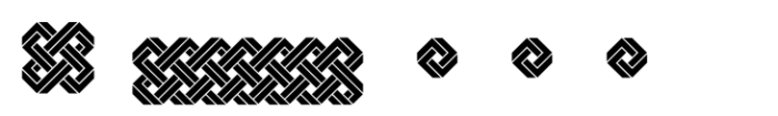 Prismatic Spirals Pro Filled Regular Font OTHER CHARS