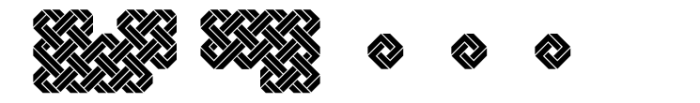 Prismatic Spirals Pro Filled Regular Font OTHER CHARS