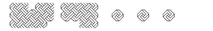 Prismatic Spirals Pro Regular Font OTHER CHARS