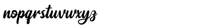 Pristyne Font LOWERCASE
