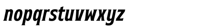 Pritsana Bold Italic Font LOWERCASE