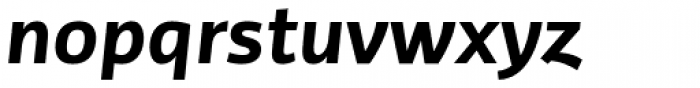Priva Four Italic Font LOWERCASE