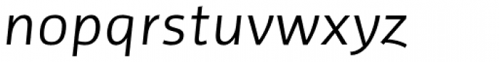 Priva One Italic Font LOWERCASE